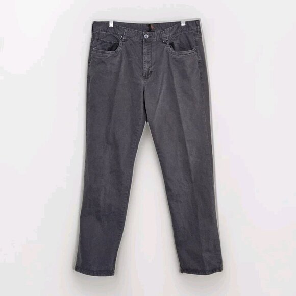 Tommy Bahama Pants Mens 38x34 Gray Cotton Pockets Stretch Preppy Embroidery Logo - Picture 1 of 15